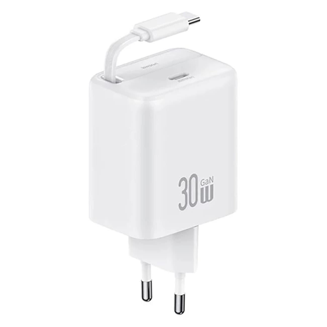 شارژر دیواری 30 وات یوسامز USAMS مدل CC241 تایپ سی با کابل — تصویر ۶