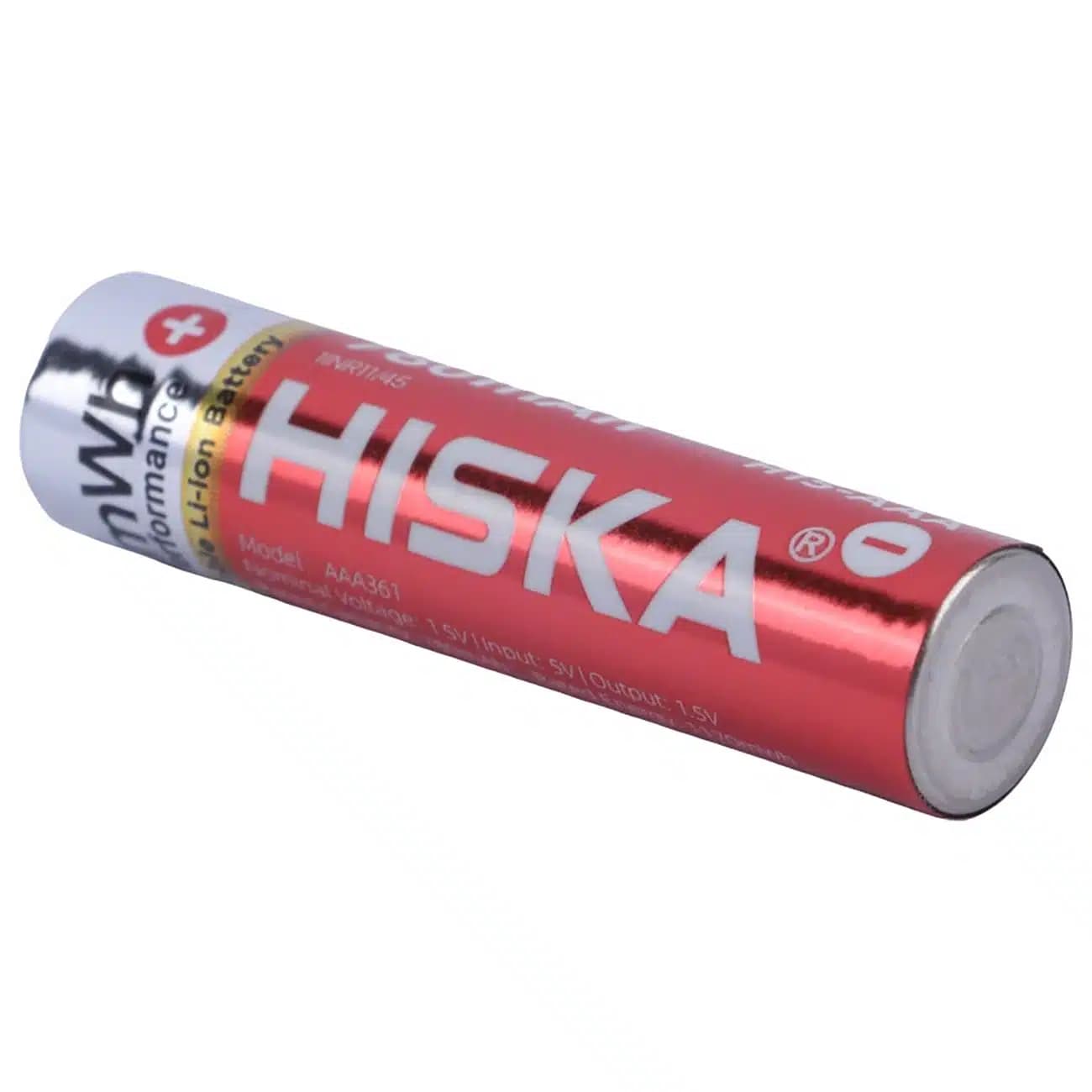 باتری نیم قلمی شارژی هیسکا HISKA مدل H15-AAA4 بسته 4 عددی — تصویر ۱۰
