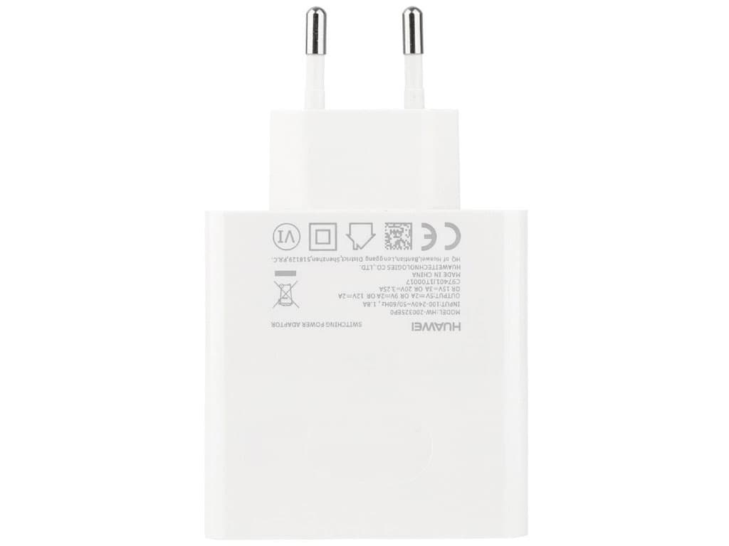 شارژر دیواری اصلی فست تایپ سی 65 وات هواوی Huawei Type C 65W fast wall charger HW-200325EP0 — تصویر ۳