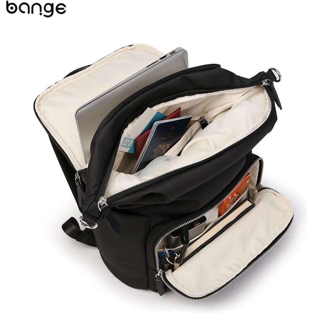 کوله پشتی زنانه بنج BANGE مدل BG-LY502 ضدآب — تصویر ۸