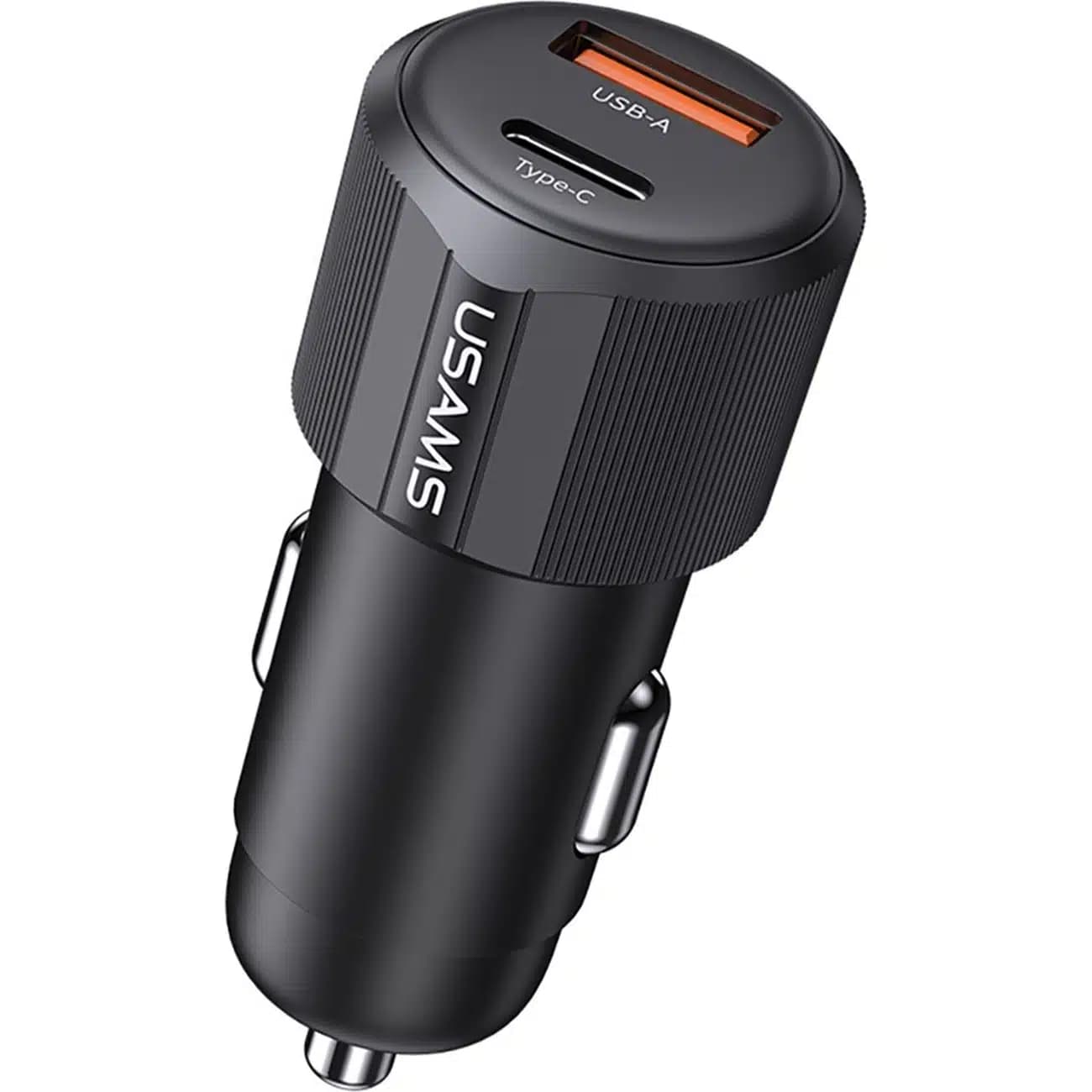 شارژر فندکی یوسامز USAMS مدل CC283 توان 60 وات دو پورت — تصویر ۹