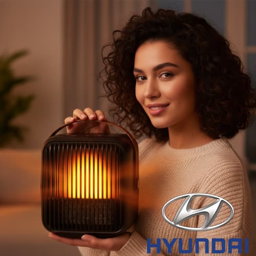 هیتر برقی زیر میزی طرح شومینه هیوندای Hyundai مدل TVN21-005