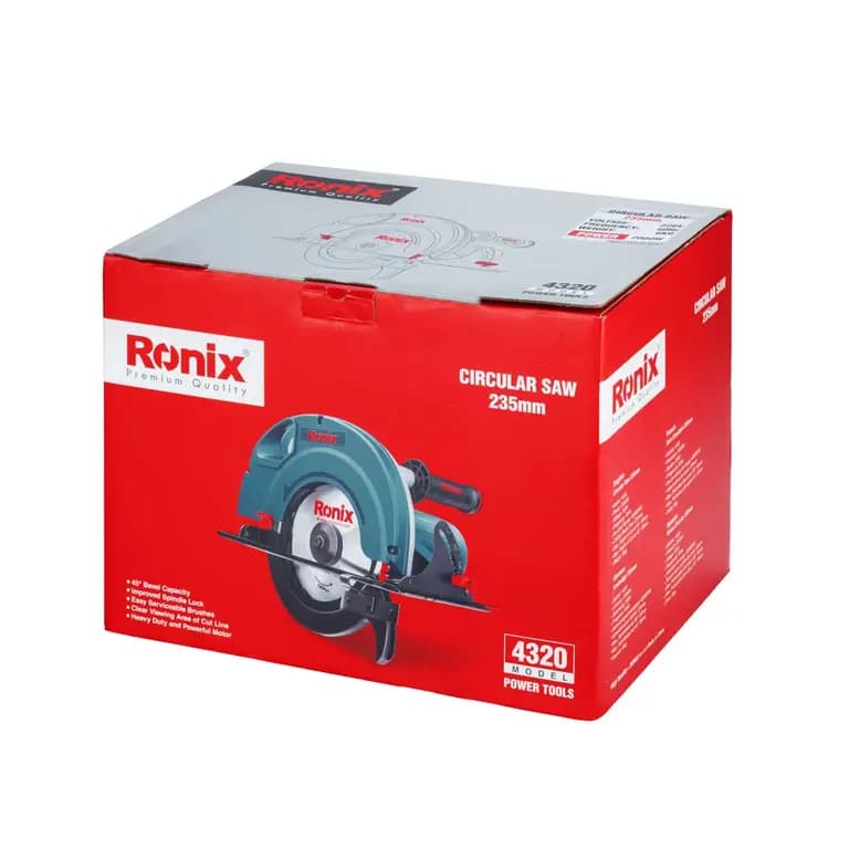 اره گردبر نجاری رونیکس 2000 وات مدل 4320 ronix — تصویر ۴