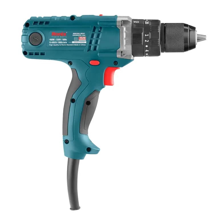 پیچ گوشتی برقی رونیکس مدل 2520 (چکشی) ronix — تصویر ۳
