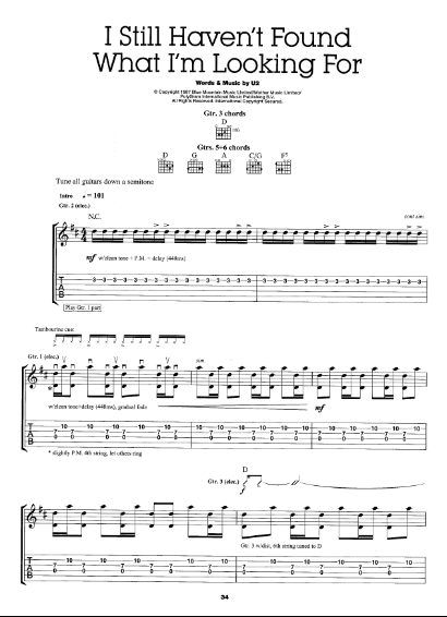 دانلود کتاب آموزش گیتار و اجرای آهنگ‌های U2 CD + PDF | Play Guitar With – U2 1984 To 1987 — تصویر ۳