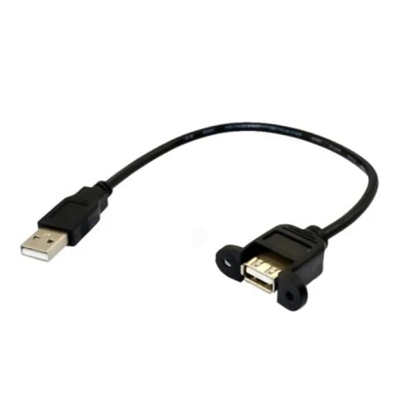 کابل نری به مادگی USB پنلی 30 سانتی متری