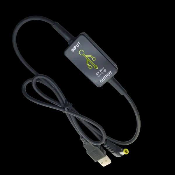 کابل مبدل 5 ولت USB به 12 ولت فیش آداپتور نری رایت