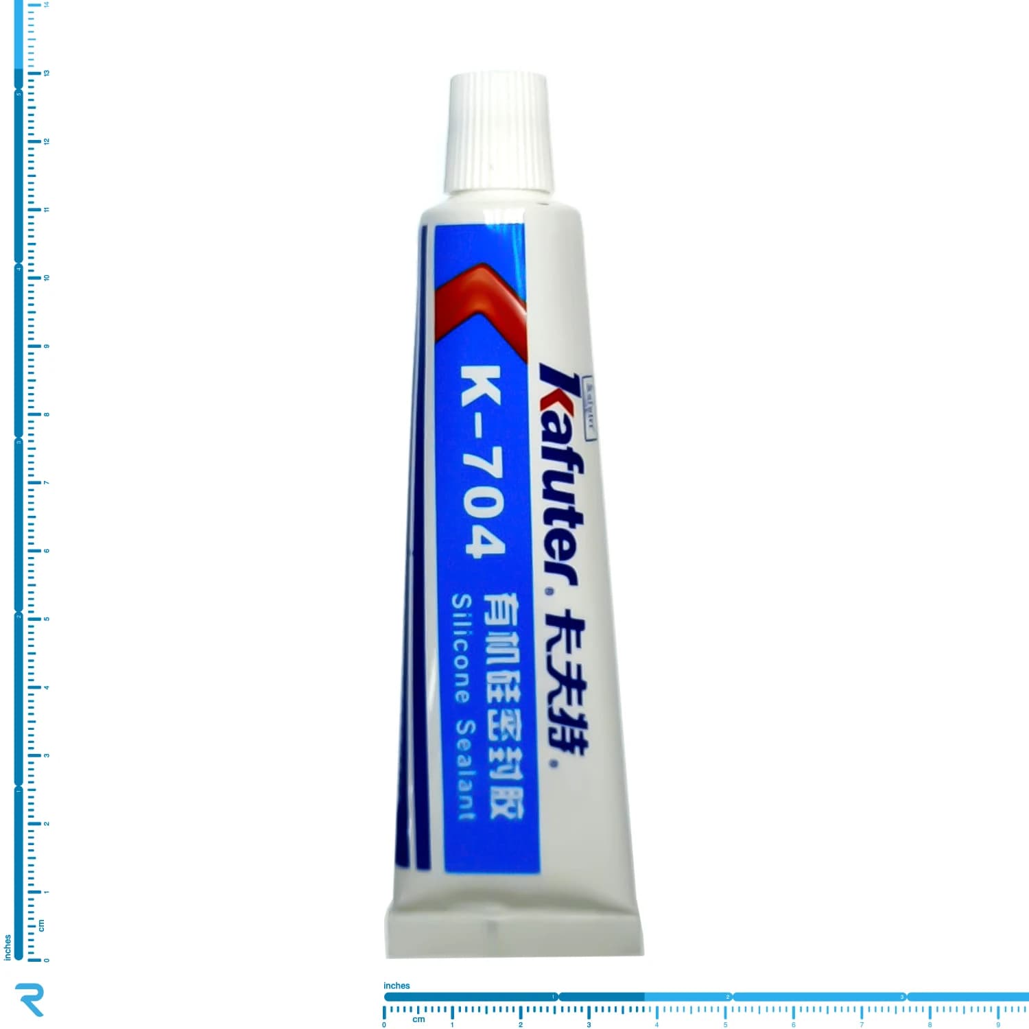 چسب سیلیکون 45 گرمی کافوتر Kafuter مدل K-704 سفید — تصویر ۳