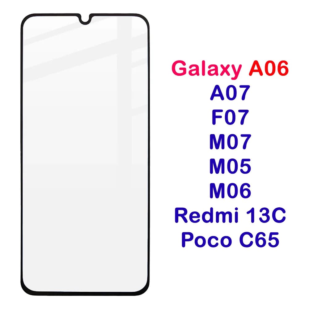 گلس فول چسب Redmi 13C مارک LANBI — تصویر ۲