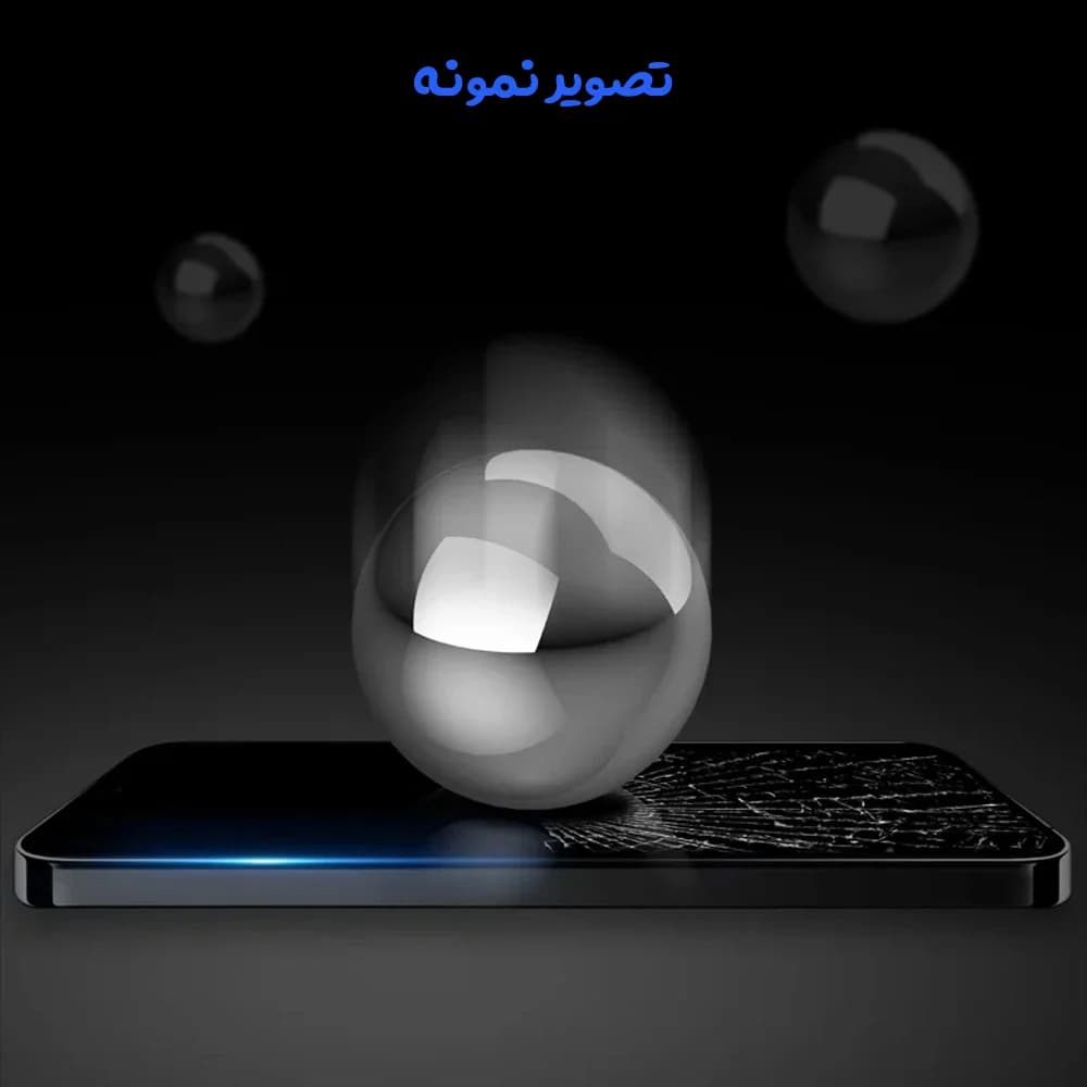 گلس فول چسب Redmi 13C مارک LANBI — تصویر ۴