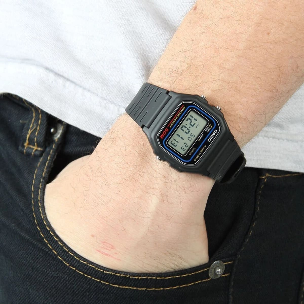 ساعت مچی مردانه کاسیو مدل Casio W-59-1VQ — تصویر ۲