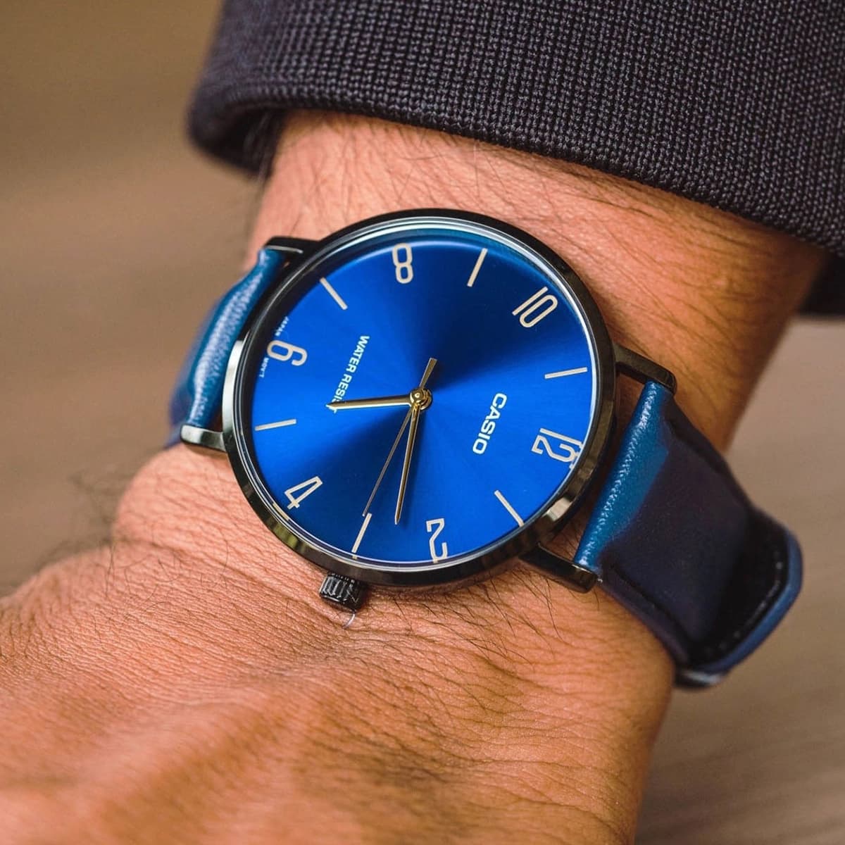 ساعت مچی مردانه کاسیو مدل Casio MTP-VT01BL-2BUDF — تصویر ۲