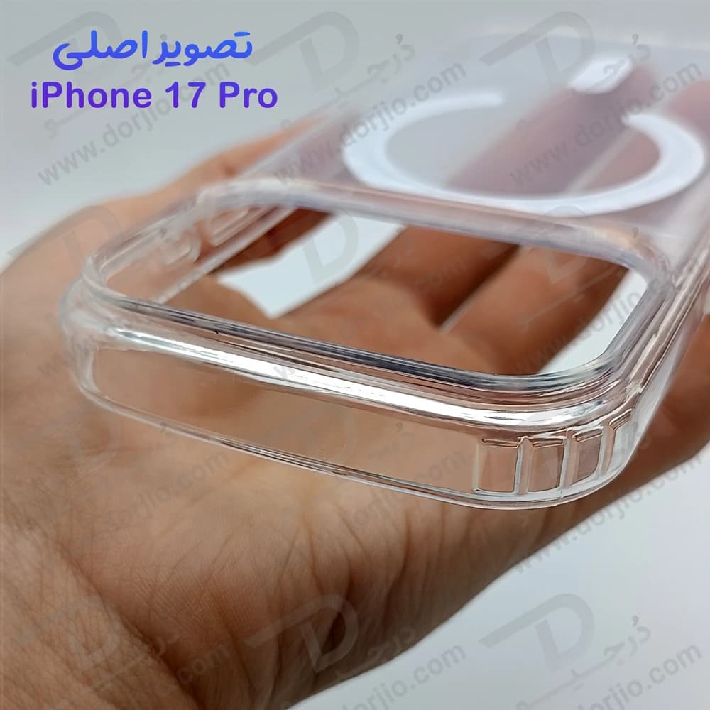 قاب کریستالی شفاف مگنتی iPhone 17 Pro — تصویر ۳
