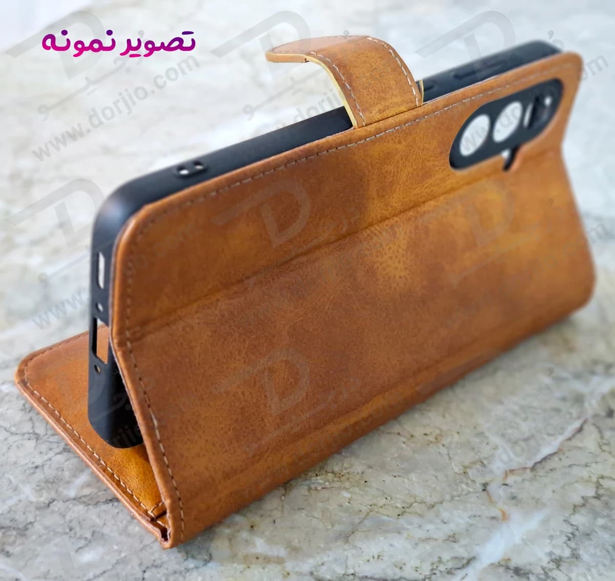 فلیپ کاور چرمی با درب مگنتی Xiaomi Redmi Note 14 Pro 5G — تصویر ۲