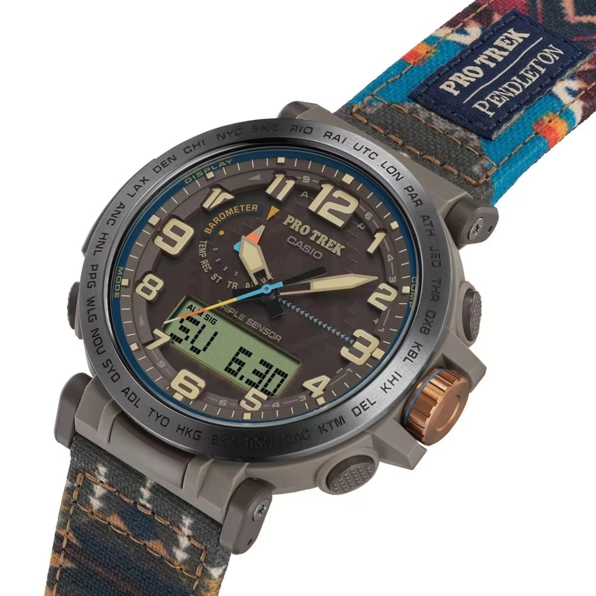 ساعت مچی مردانه کاسیو پروترک مدل Casio PROTREK PRG-601PE-5DR (TH) — تصویر ۵