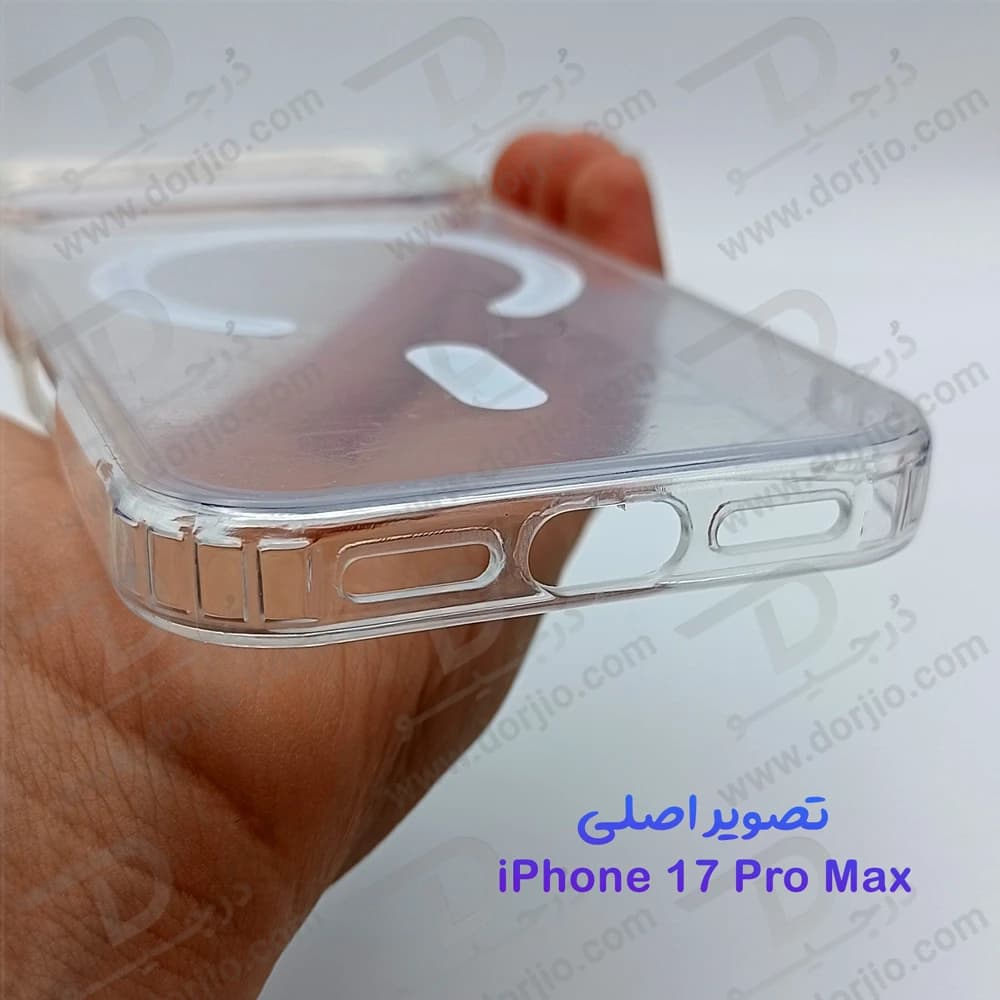 قاب کریستالی شفاف مگنتی iPhone 17 Pro Max — تصویر ۵