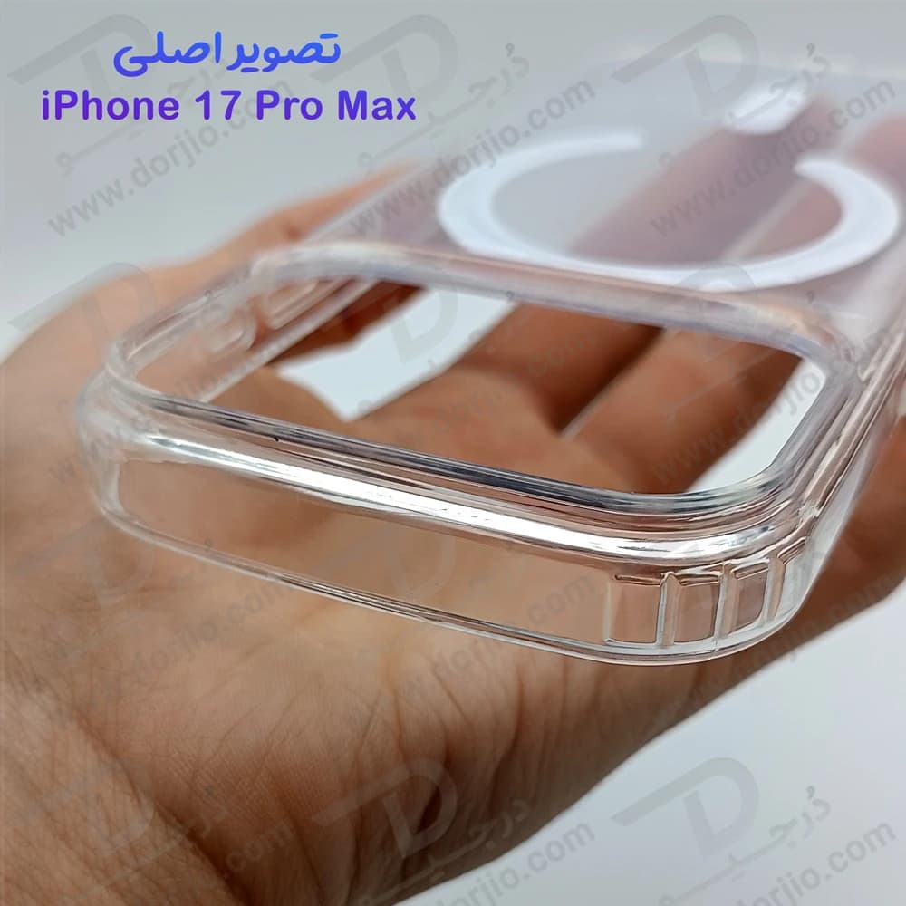 قاب کریستالی شفاف مگنتی iPhone 17 Pro Max — تصویر ۴