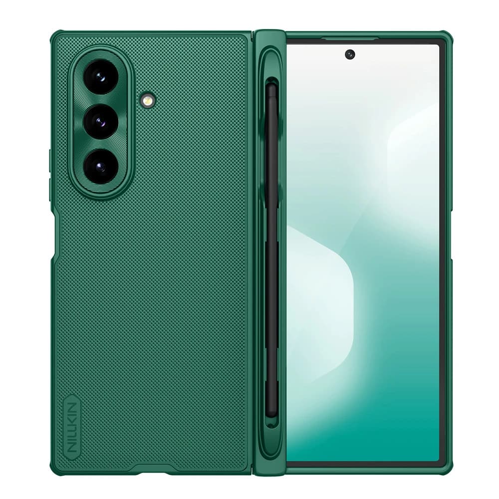 قاب ضد ضربه مگنتی قلم دار Samsung Galaxy Z Fold 7 مارک نیلکین مدل Super Frosted Shield Fold — تصویر ۲