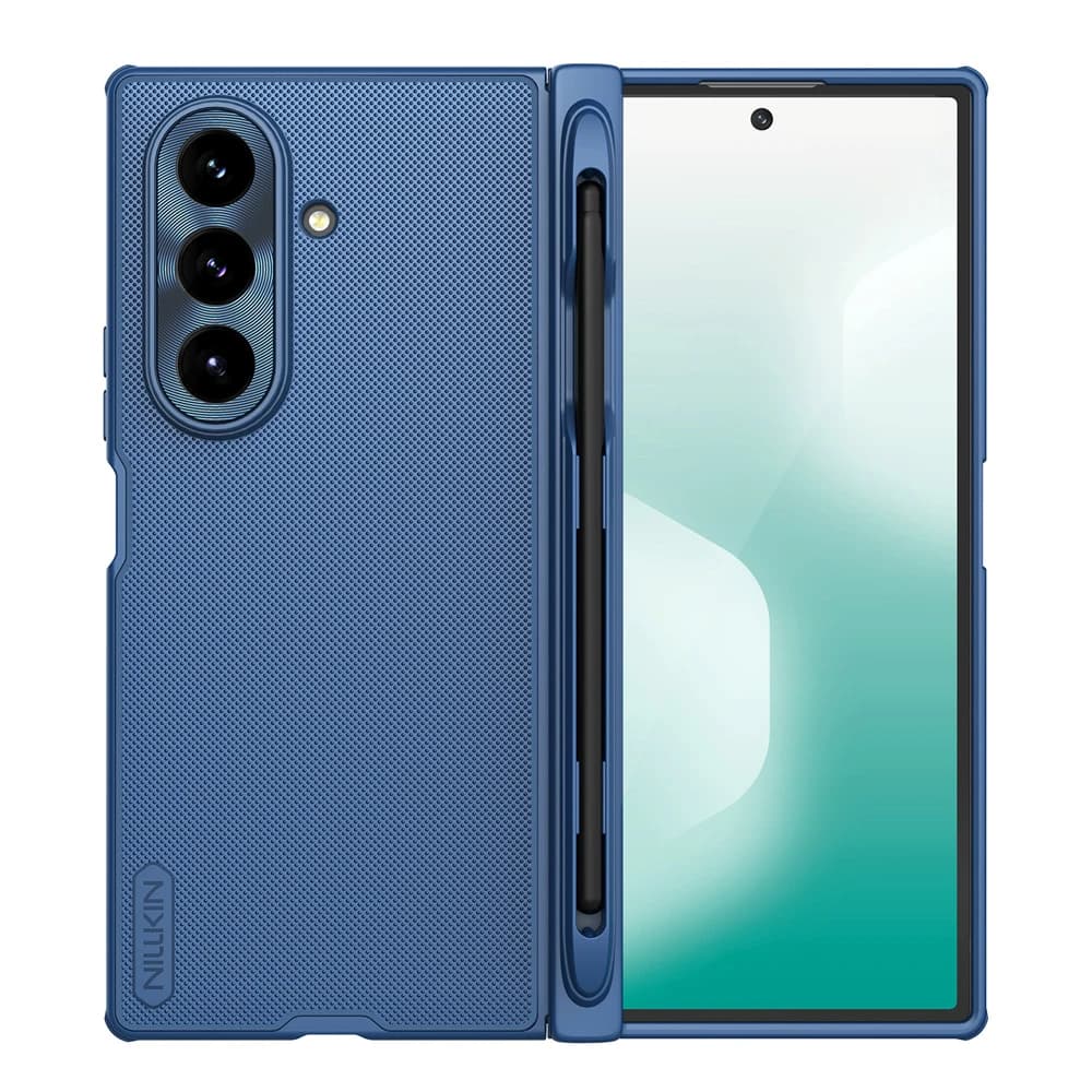 قاب ضد ضربه مگنتی قلم دار Samsung Galaxy Z Fold 7 مارک نیلکین مدل Super Frosted Shield Fold — تصویر ۵