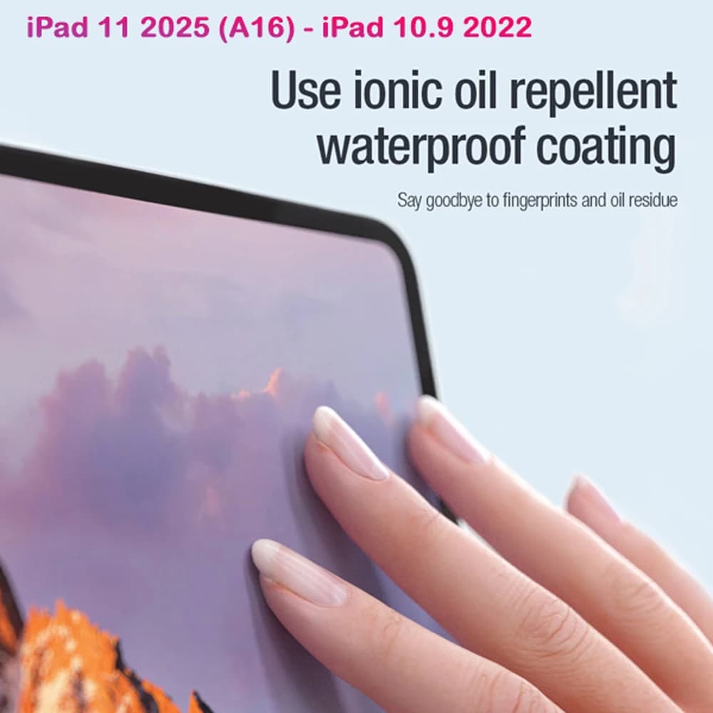 برچسب صفحه نمایش تبلت iPad 11 2025 ( A16 ) مارک نیلکین مدل Pure Series AR Film — تصویر ۳