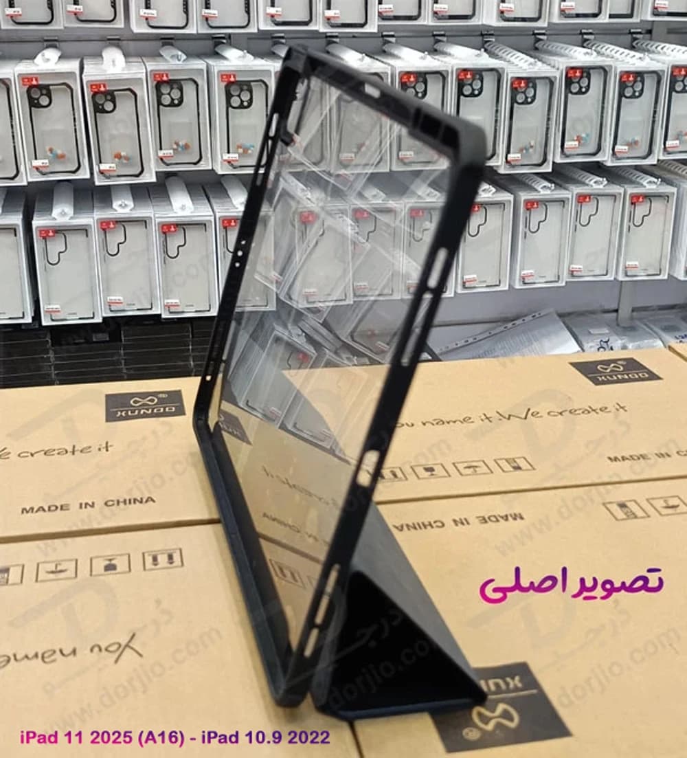فلیپ کاور پشت شفاف ضد ضربه تبلت iPad 11 2025 ( A16 ) مارک XUNDD سری Beatle Dream — تصویر ۴