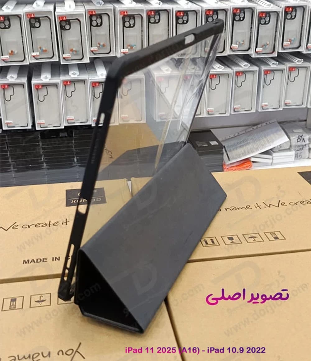 فلیپ کاور پشت شفاف ضد ضربه تبلت iPad 11 2025 ( A16 ) مارک XUNDD سری Beatle Dream — تصویر ۷