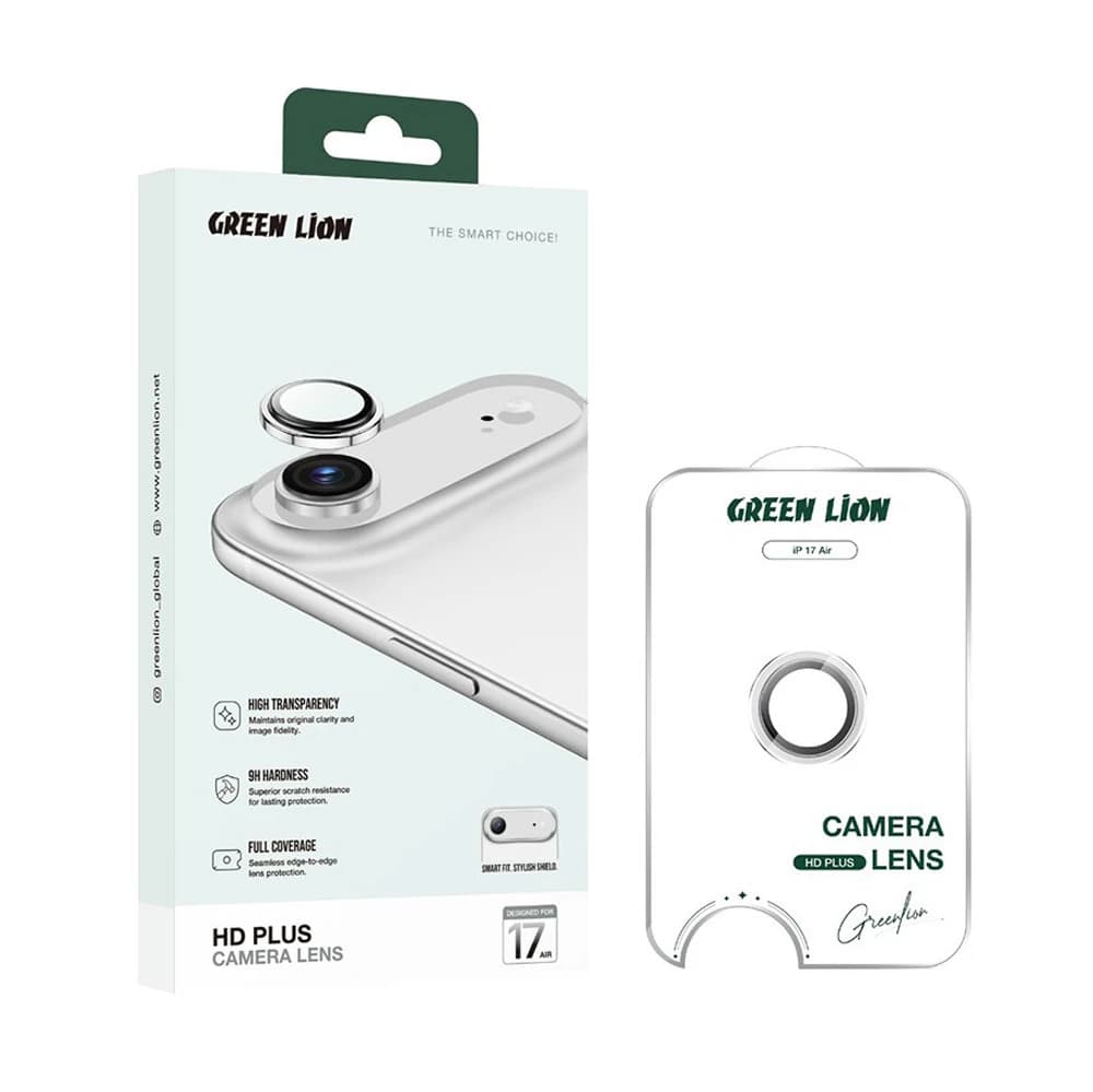 محافظ لنز دوربین رینگی iPhone 17 Air مارک Green Lion مدل HD Plus Camera — تصویر ۸