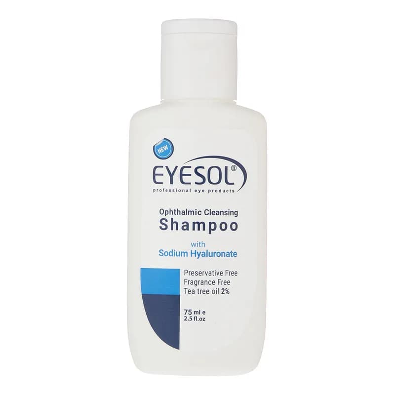 شامپو شست‌وشوی پلک و مژه آیسول مدل ophthalmic حجم 75 میلی‌لیتر — تصویر ۴