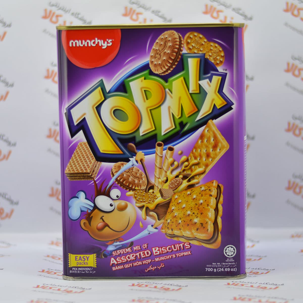 پکیج بیسکویت مانچیز munchys مدل TOPMIX