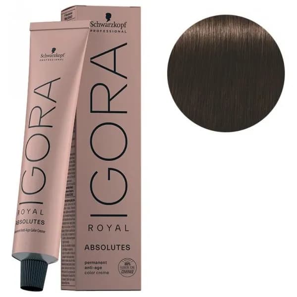 رنگ مو ایگورا (igora) قهوه ای فندقی طبیعی شماره 4.60