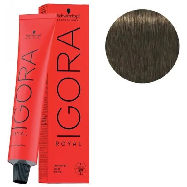 رنگ مو ایگورا (igora) قهوه ای تیره قهوه ای زیتونی شماره 6.63
