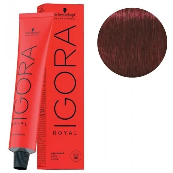 رنگ مو ایگورا (igora) قهوه ای روشن قرمز اضافه شماره 5.88