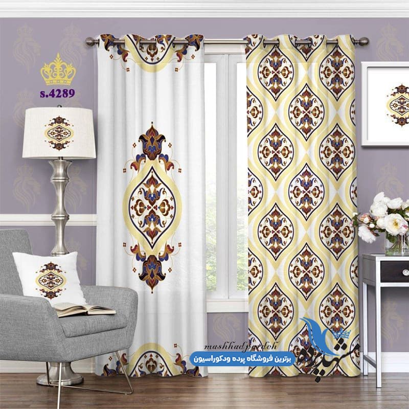 پرده پانچ طرح اسلیمی کد S4289