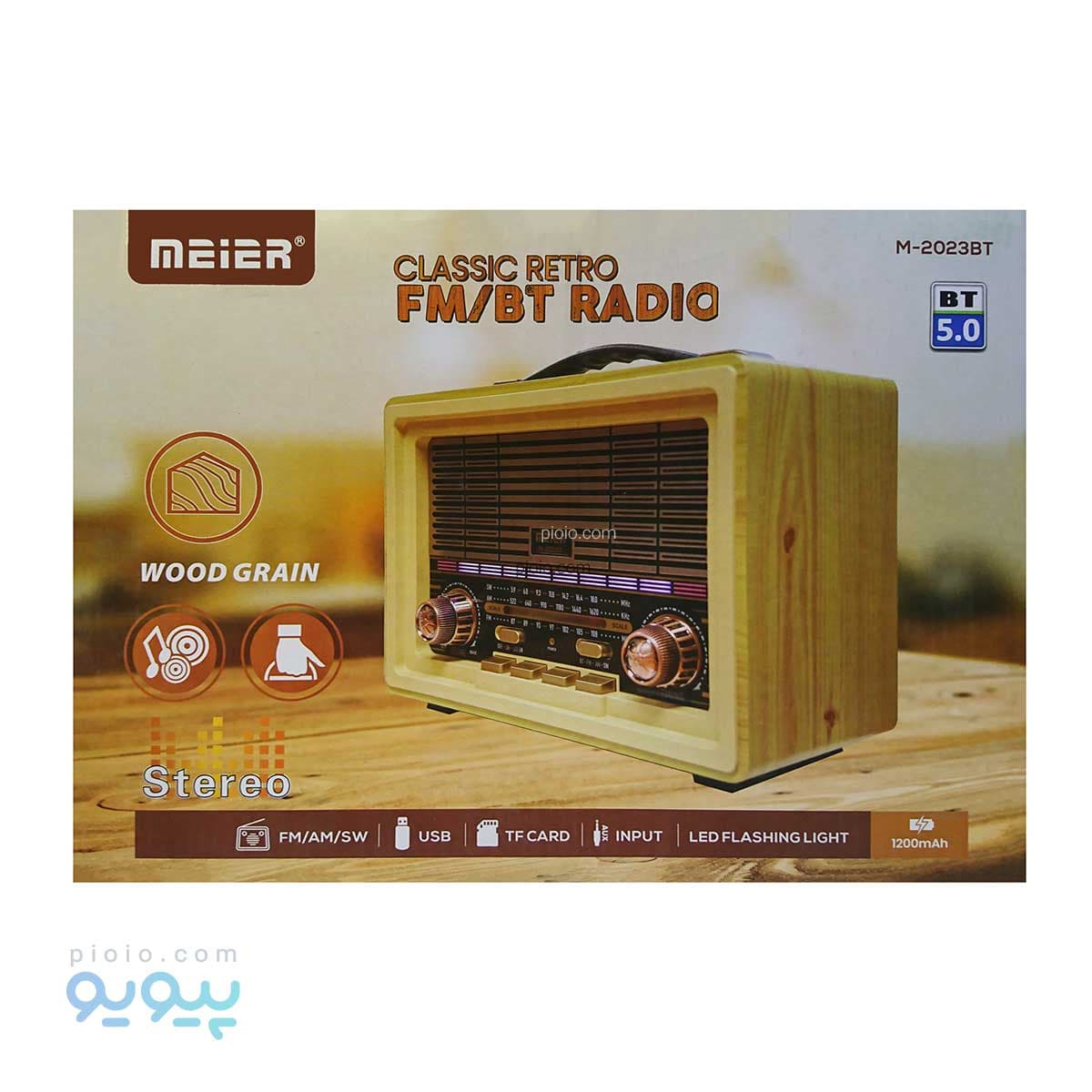 اسپیکر طرح رادیو MEIER آیتم M-2023BT تک و عمده — تصویر ۵