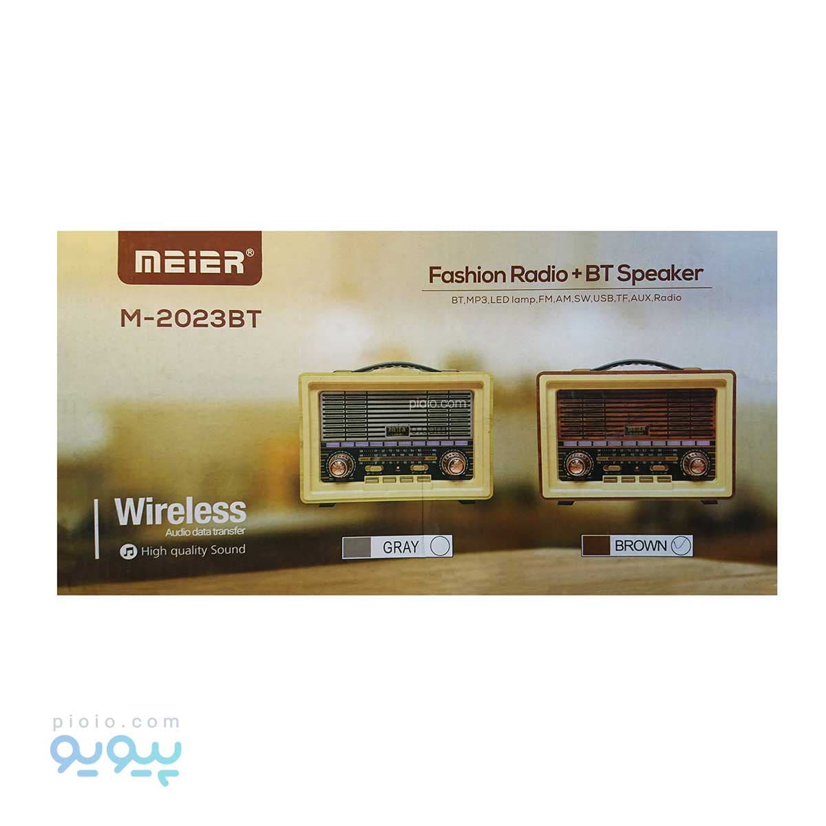 اسپیکر طرح رادیو MEIER آیتم M-2023BT تک و عمده — تصویر ۲