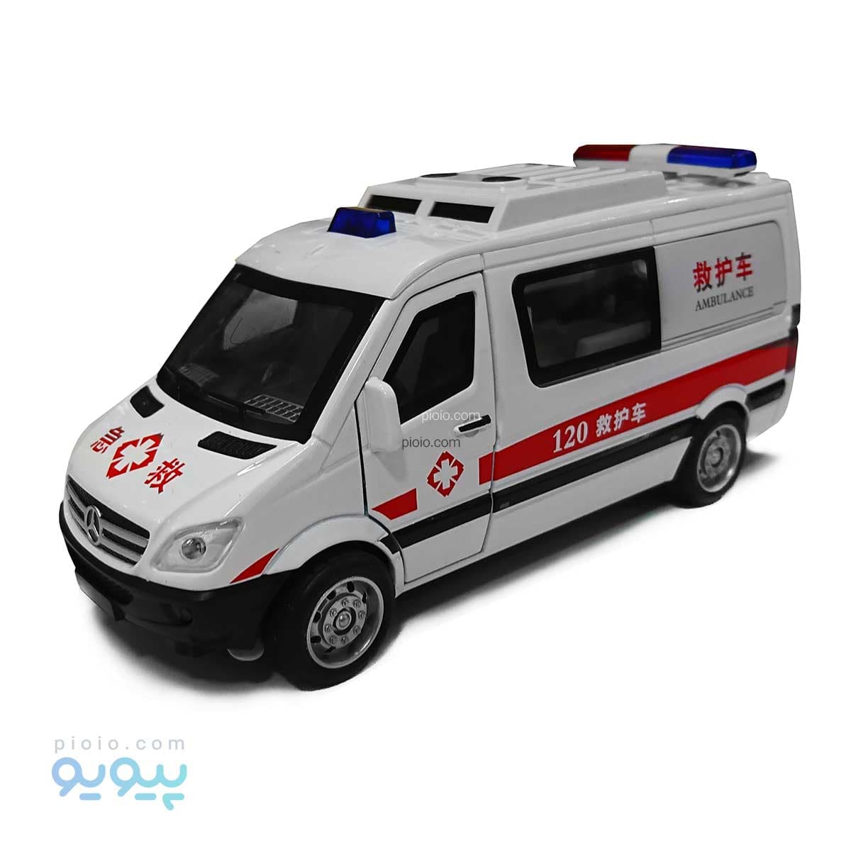 ماشین فلزی ون مرسدس بنز پلیس و آمبولانس آیتم M326 عمده و کارتنی
