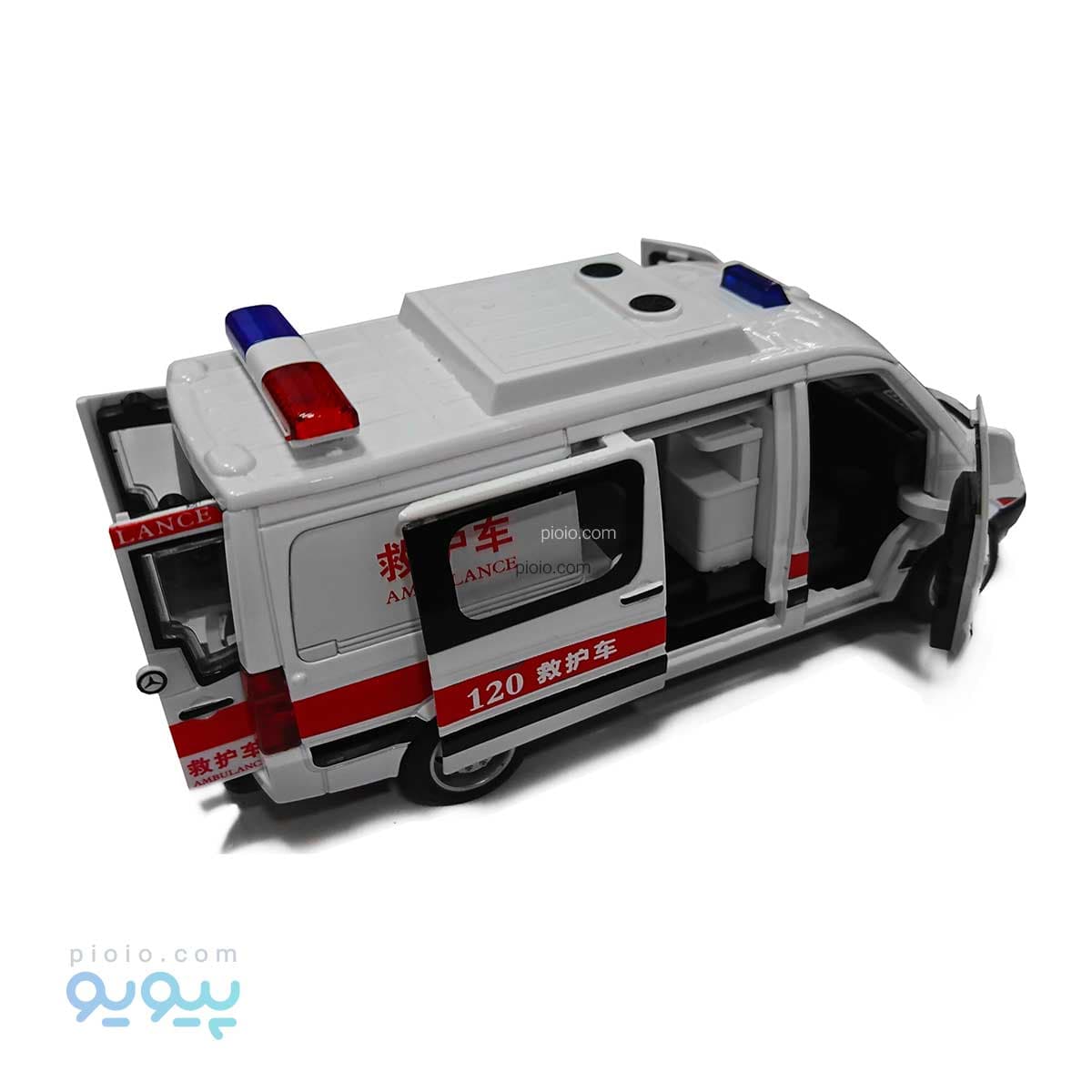 ماشین فلزی ون مرسدس بنز پلیس و آمبولانس آیتم M326 عمده و کارتنی — تصویر ۶
