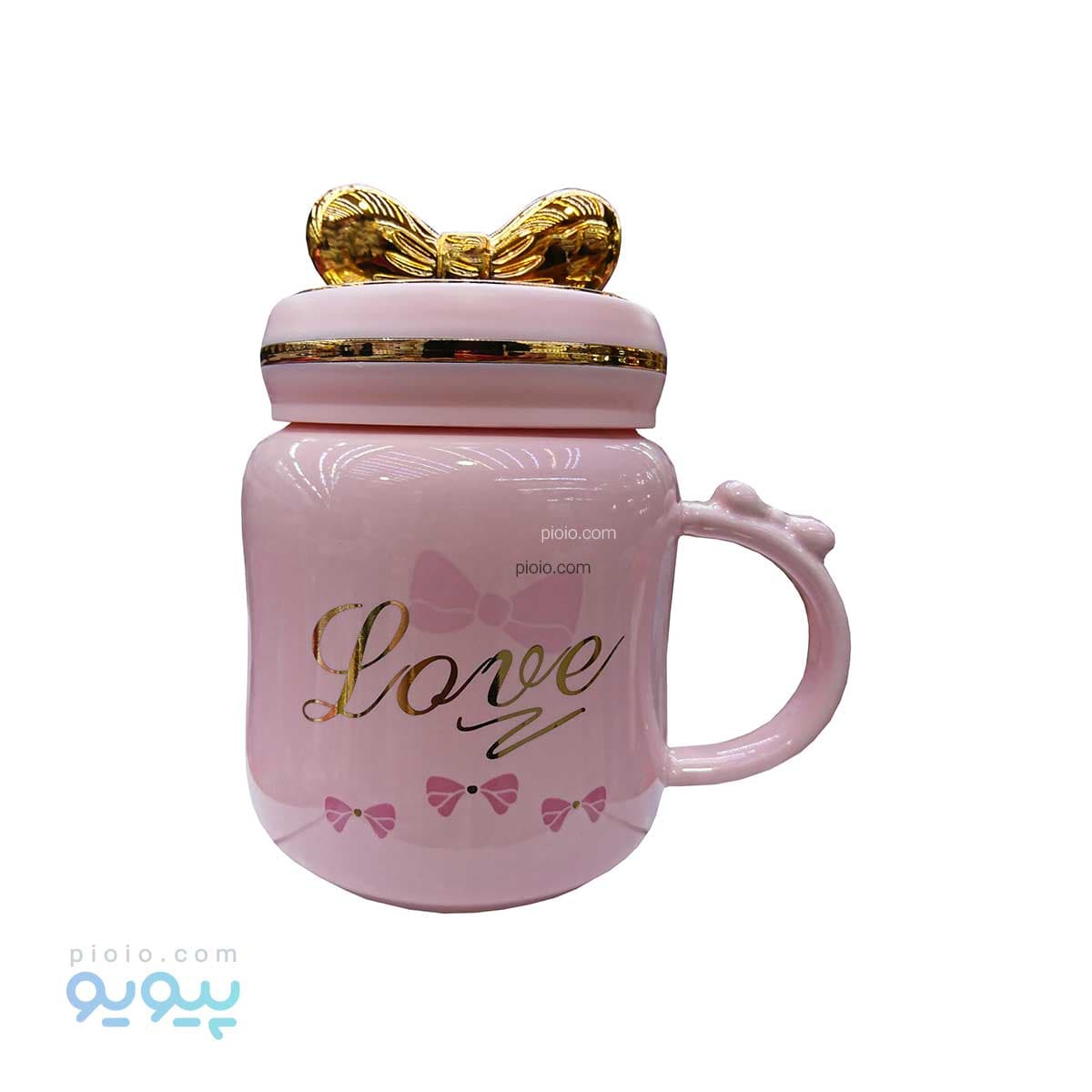 ماگ سرامیکی درب پاپیونی