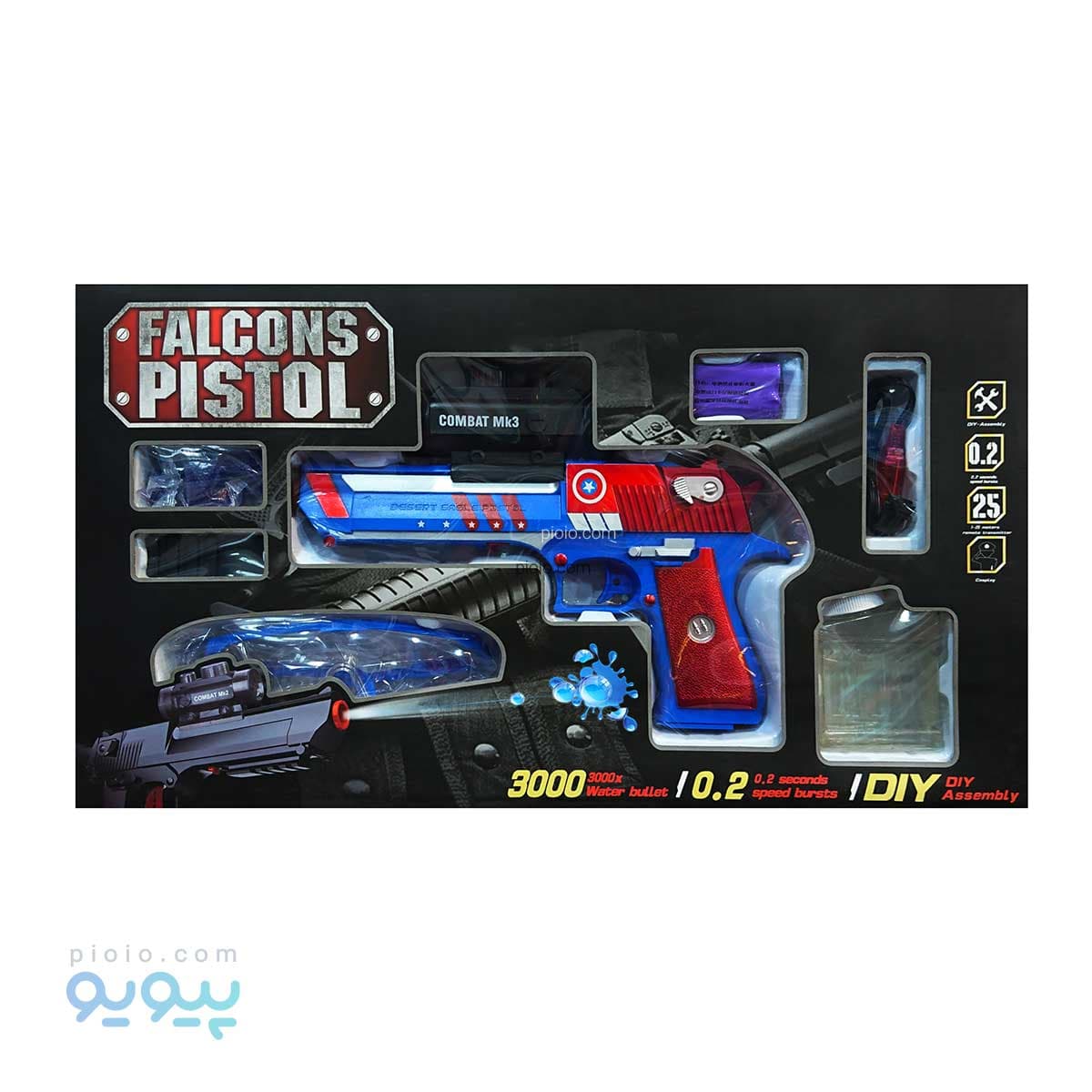 اسباب بازی تفنگ تیر ژله ای combat mk3 شارژی — تصویر ۲