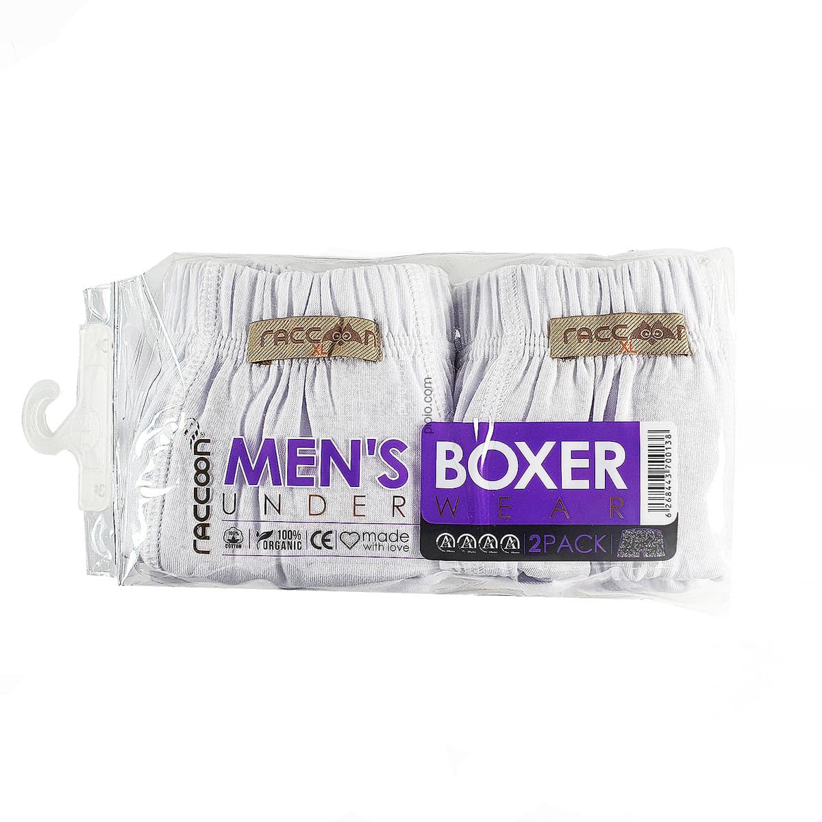 شورت نخی مردانه ارگانیک سایز XL بسته دو عددی عمده و کارتنی — تصویر ۴