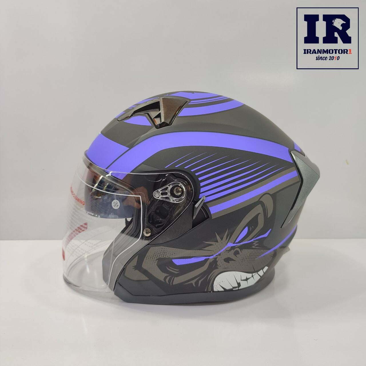 کلاه کاسکت بدون فک DA1 دی ای وان کد z1 – بنفش