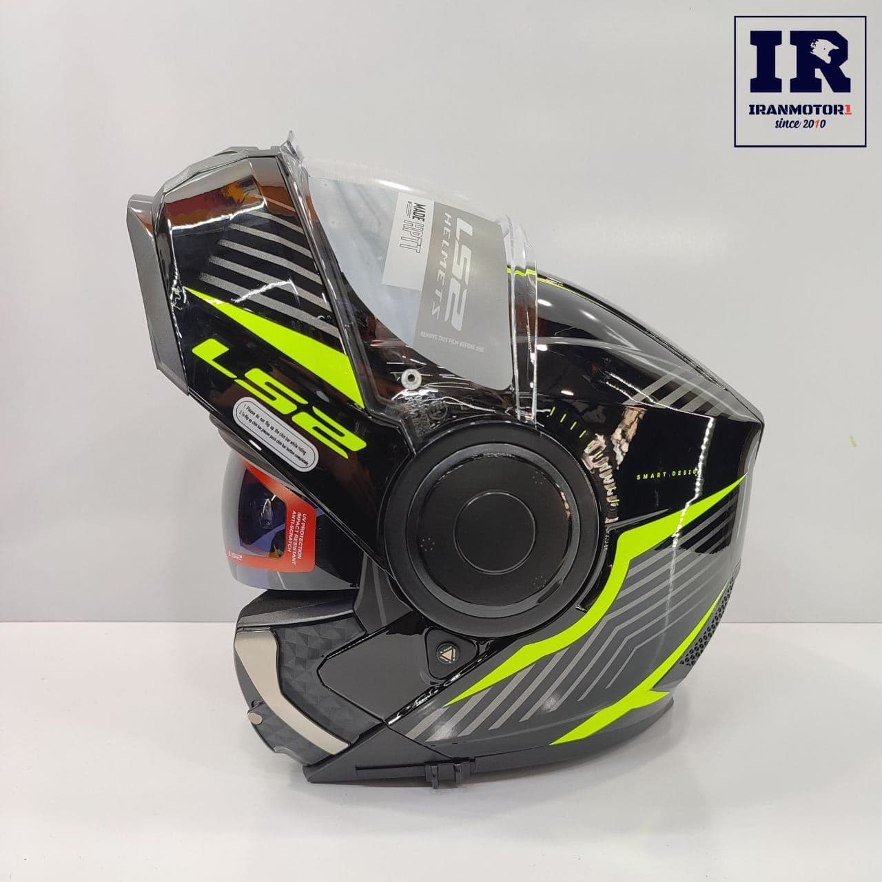 کلاه کاسکت فک متحرک اصلی LS2 SCOPE FF902 – مشکی فسفری — تصویر ۳