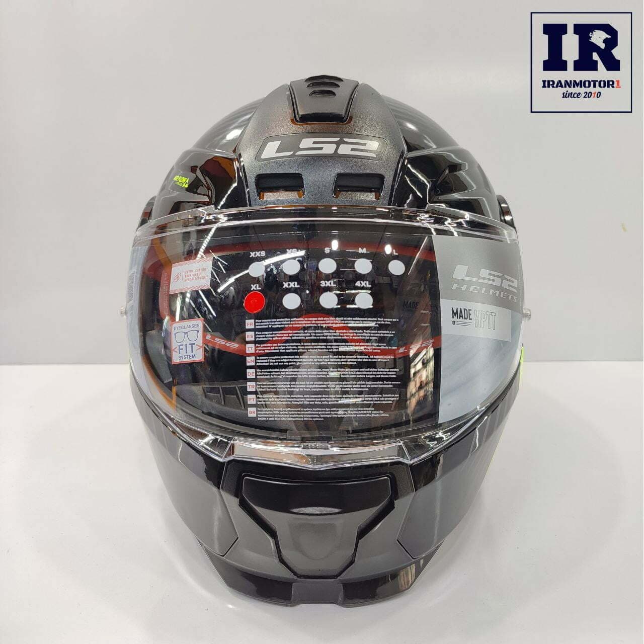 کلاه کاسکت فک متحرک اصلی LS2 SCOPE FF902 – مشکی فسفری — تصویر ۵