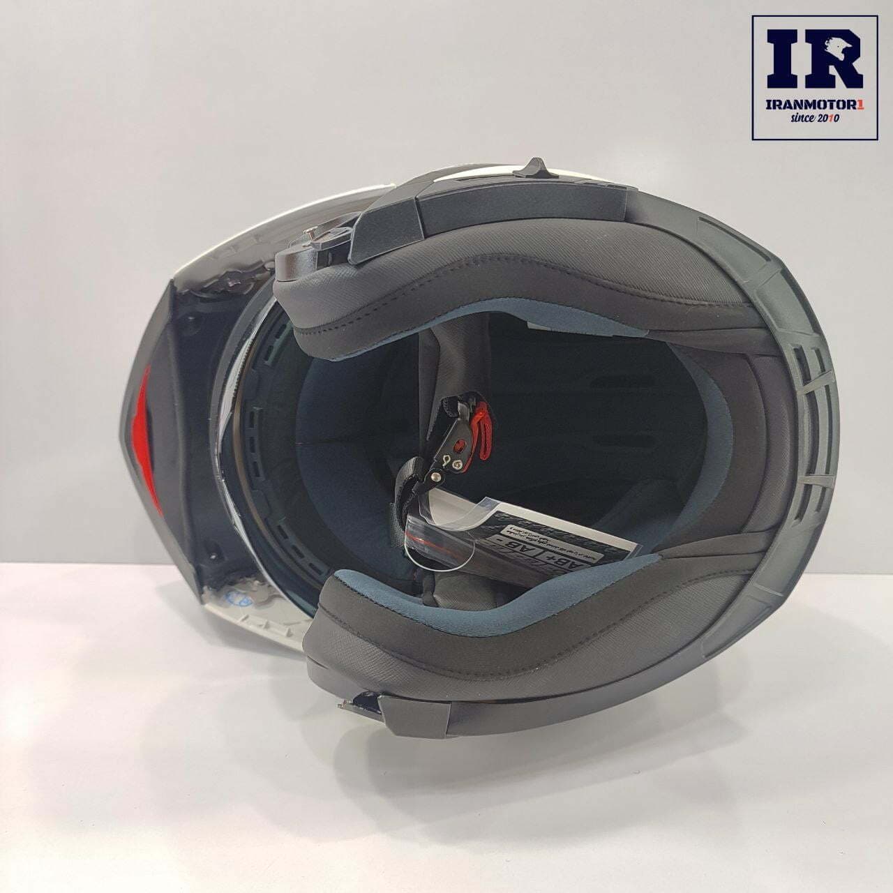 کلاه کاسکت فک متحرک راپیدو rapido کد 950 – مشکی قرمز 68 — تصویر ۲