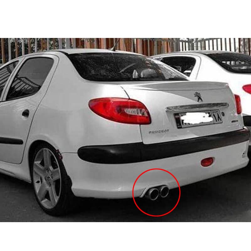 سراگزوز خودرو اسپرت مدل BMW دو لول – کروم — تصویر ۶