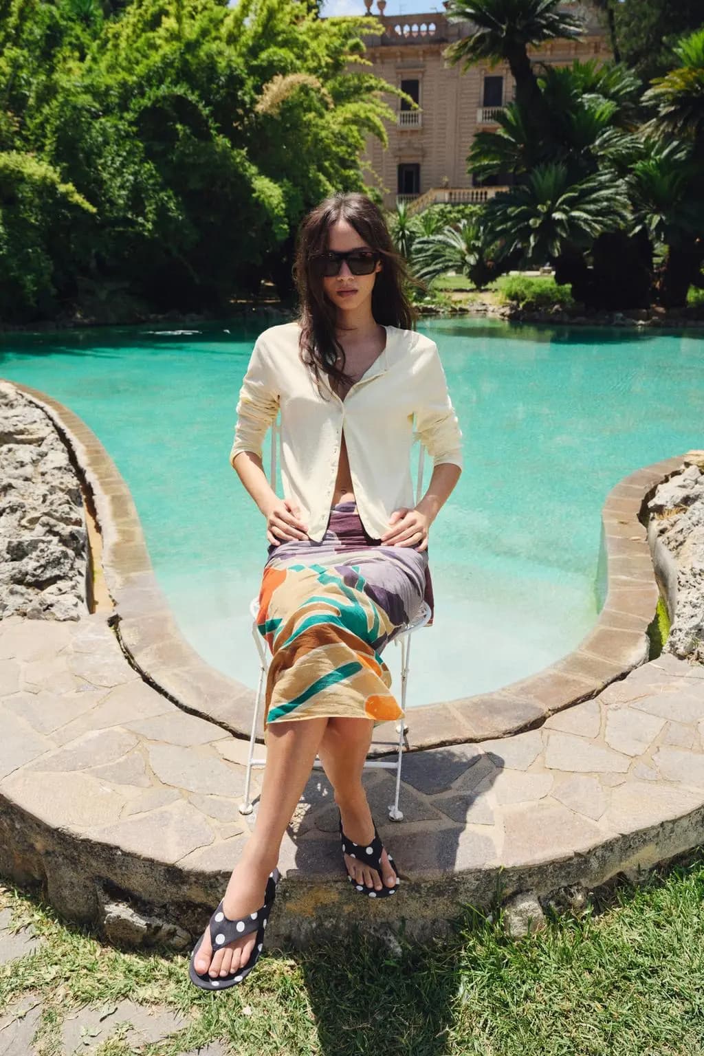 صندل تخت زنانه Zara مشکی