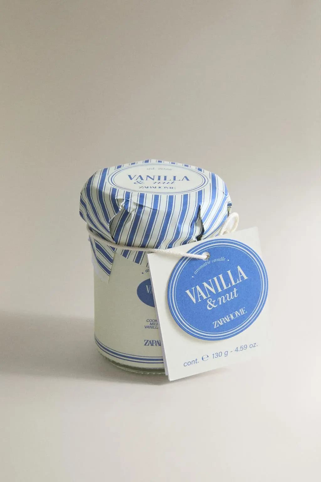 شمع معطر Zara وانیل و نات — تصویر ۴