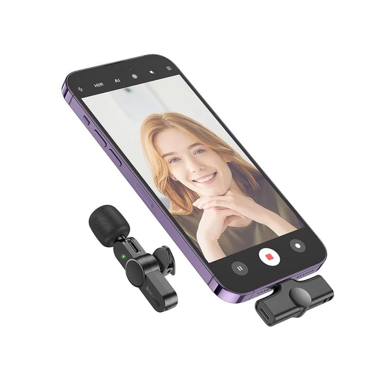 میکروفون یقه ای بروفون مدل BFK12 FOR iphone — تصویر ۳