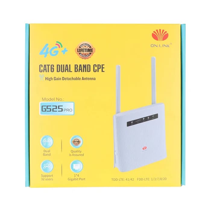 مودم روتر 4.5G TD-LTE بی سیم و دوباند AC1200 آن لینک مدل G525 Pro — تصویر ۷