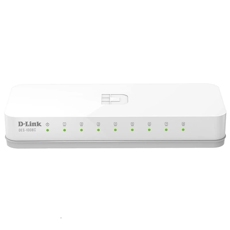 هاب شبکه Switch D-link 8 PORT 1008C 100Mbps
